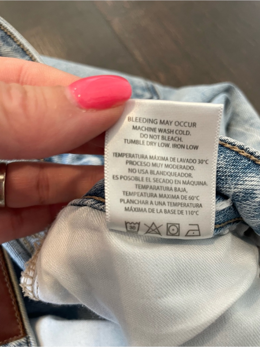Hidden Los Angeles Jeans Straight Mom Jeans Size 31 Light Denim Designer - Picture 6 of 8